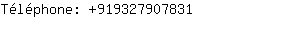 Téléphone: 91932790....