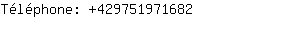 Téléphone: 42975197....