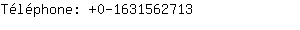 Téléphone: 0-163156....