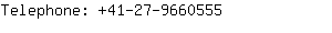 Telephone: 41-27-966....