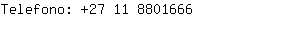 Telefono: 27 11 880....