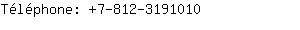 Tlphone: 7-812-319....