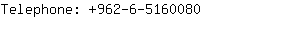 Telephone: 962-6-516....