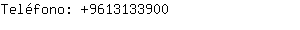Teléfono: 961313....