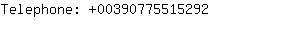 Telephone: 0039077551....