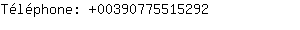 Tlphone: 0039077551....