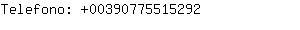 Telefono: 0039077551....