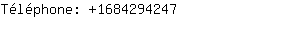 Téléphone: 168429....
