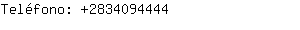 Teléfono: 283409....