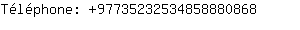 Tlphone: 9773523253485888....