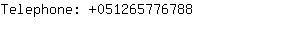 Telephone: 05126577....