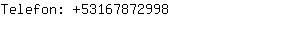 Telefon: 5316787....