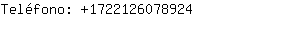 Teléfono: 172212607....