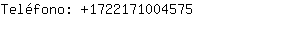 Teléfono: 172217100....
