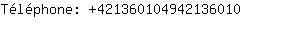 Tlphone: 42136010494213....