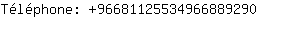 Tlphone: 9668112553496688....