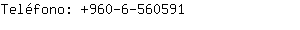Teléfono: 960-6-56....