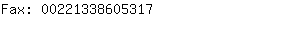 Fax: 0022133860....