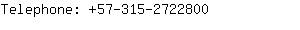 Telephone: 57-315-272....