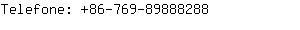 Telefone: 86-769-8988....