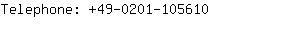 Telephone: 49-0201-10....