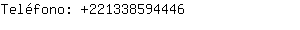 Teléfono: 22133859....