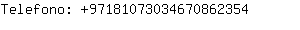 Telefono: 9718107303467086....