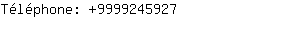 Téléphone: 999924....