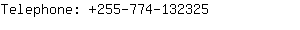 Telephone: 255-774-13....