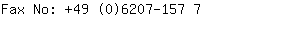 Fax No: +49 (0)6207-1....