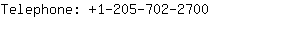 Telephone: 1-205-702-....
