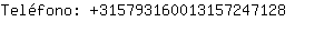 Telfono: 31579316001315724....