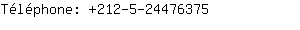 Tlphone: 212-5-2447....