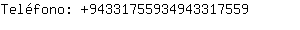 Telfono: 9433175593494331....