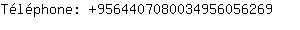 Tlphone: 956440708003495605....