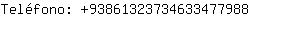 Telfono: 9386132373463347....