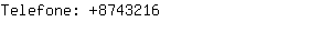 Telefone: 874....