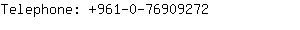 Telephone: 961-0-7690....