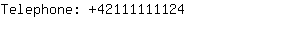 Telephone: 4211111....