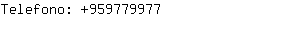 Telefono: 95977....