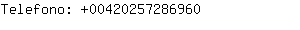 Telefono: 0042025728....