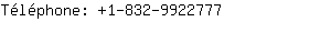 Tlphone: 1-832-992....