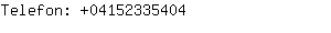 Telefon: 0415233....