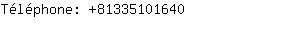 Tlphone: 8133510....