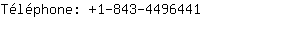 Tlphone: 1-843-449....