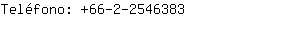 Teléfono: 66-2-254....