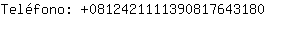 Telfono: 081242111139081764....