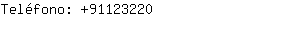 Teléfono: 9112....