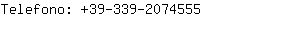 Telefono: 39-339-207....