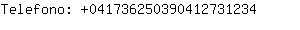 Telefono: 04173625039041273....